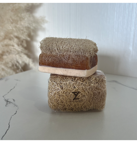 Honigmilch Kürbisfaser-Seife